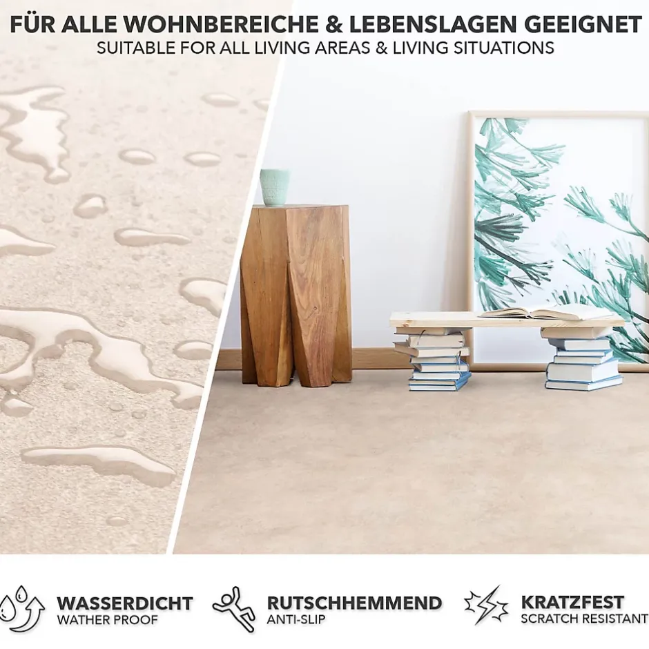 Floordirekt Revêtement sur mesure Atlantic Midas 139L 100 x 50 cm -