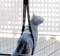 Rideau Moustiquaire aimanté - L100 x H215cm - Noir-Avosdim Hot