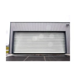 Rideau Métallique Blanc RAL9010 Motorisé 380V Lames Pleines 9/10ème L11500 H3500-4M Discount