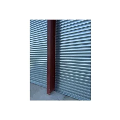 4M Rideau Métallique Galvanisé Motorisé 220V Lames Pleines 7/10ème L5000 H2500 PREMIUM