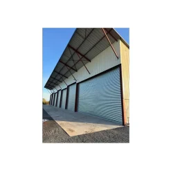 4M Rideau Métallique Galvanisé Motorisé 380V Lames Pleines 9/10ème L6000 H5000