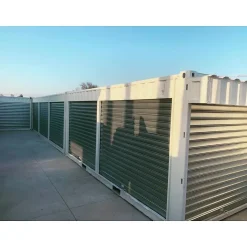 4M Rideau Métallique Galvanisé Motorisé 220V Lames Pleines 7/10ème L3000 H3500 CLASSIC BOX