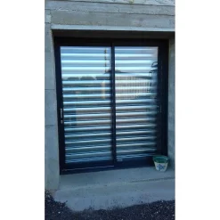 Rideau Métallique Galvanisé Manuel Lames Pleines 7/10ème L2500 H2500 CLASSIC-4M Sale