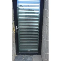 Rideau Métallique Galvanisé Manuel Lames Pleines 7/10ème L2500 H2500 CLASSIC-4M Sale