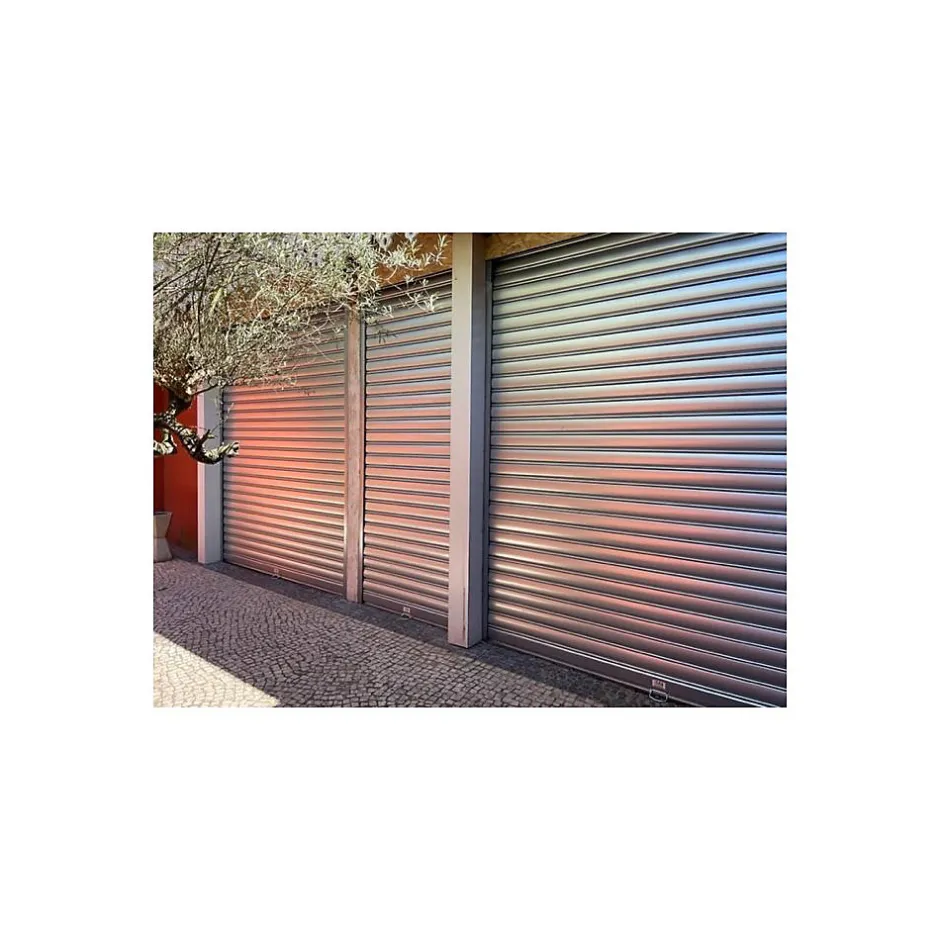 Rideau Métallique Galvanisé Motorisé 220V Lames Pleines 7/10ème L3500 H3000 CLASSIC-4M Best