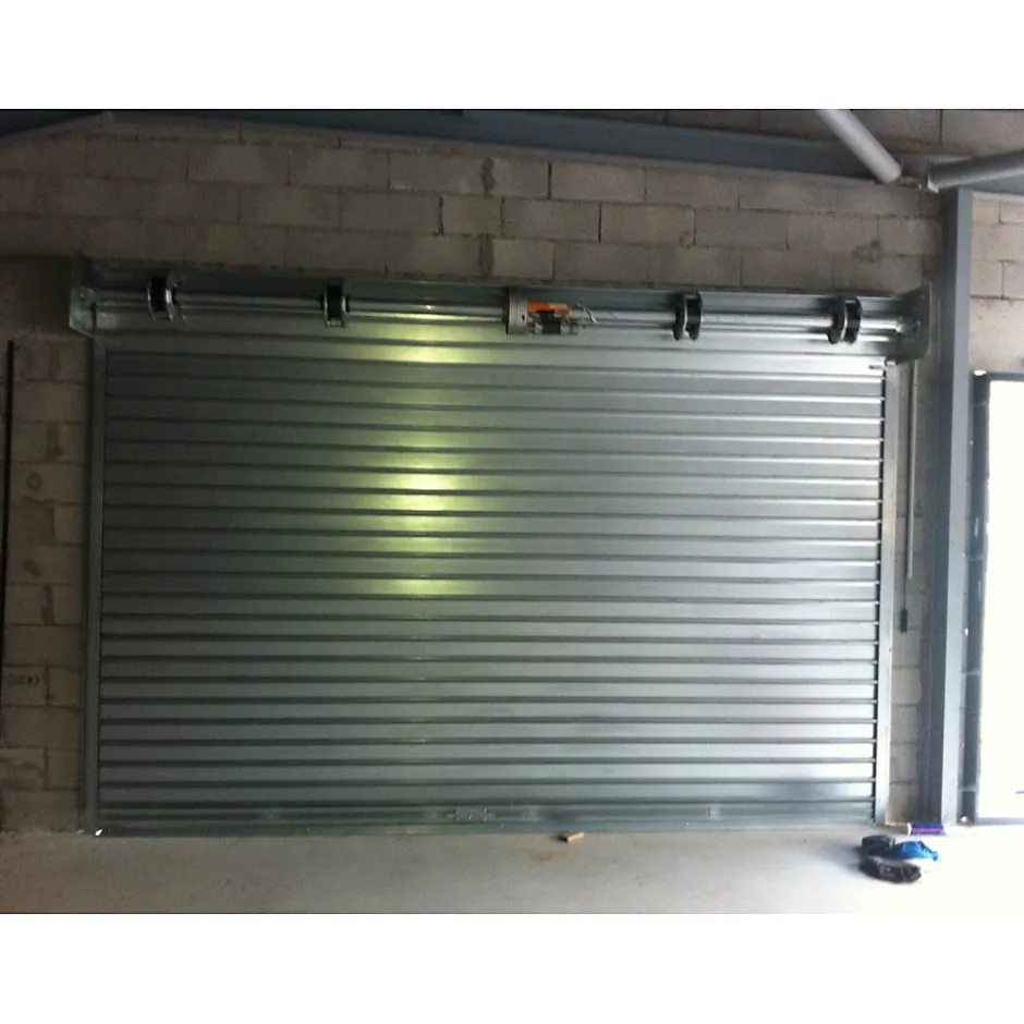 Rideau Métallique Galvanisé Motorisé 220V Lames Pleines 7/10ème L2000 H3000 CLASSIC-4M Sale