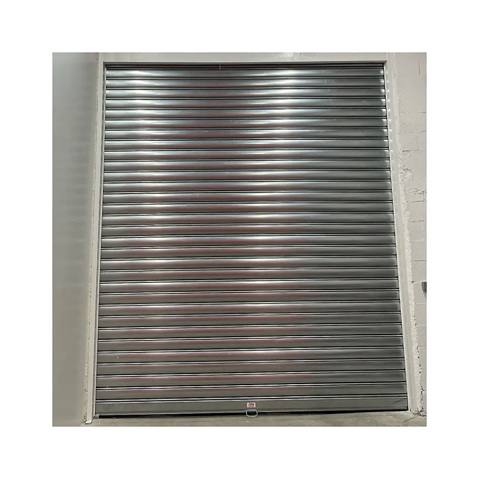 4M Rideau Métallique Galvanisé Motorisé 220V Lames Pleines 9/10ème L5500 H1500 PREMIUM