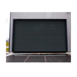 4M Rideau Métallique Gris RAL7016 Motorisé 380V Lames Pleines 9/10ème L10500 H2500