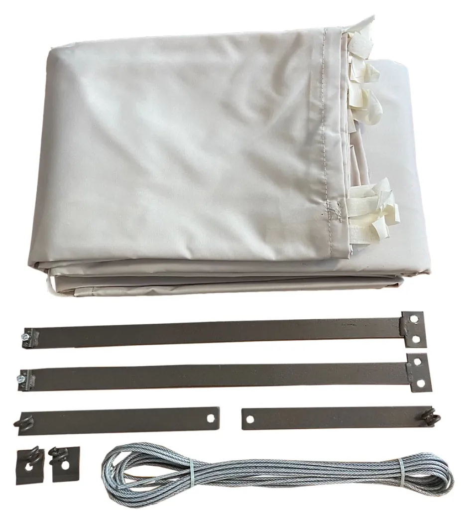 RIDEAUX D'OMBRAGE POUR PERGOLA LUBERON-Couleurs Du Monde New