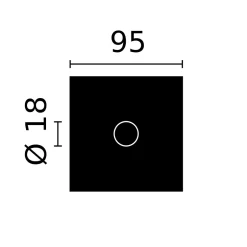 Noel & Marquet Rosace NMC ARSTYL R13 Élement décorative 2 pièces