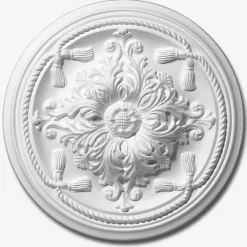 Rosace polystyrène Esmeralda ø45 cm blanc- Hot