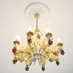 Rosace 156033 Élement décorative Élement pour plafond diametre 46 cm-Profhome Outlet