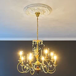 Rosace 156039 Élement décorative Élement pour plafond diametre 65,9 cm-Profhome Hot