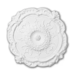 Profhome Rosace 156027 Élement décorative Élement pour plafond diametre 38,3 cm