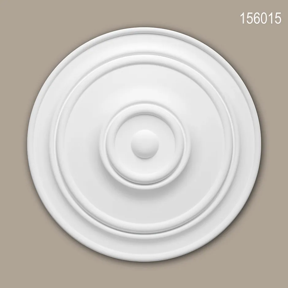 Profhome Rosace 156015 Élement décorative Élement pour plafond diametre 55,5 cm