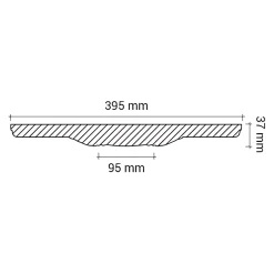 Rosace 156030 Élement décorative Élement pour plafond diametre 39,5 cm-Profhome New