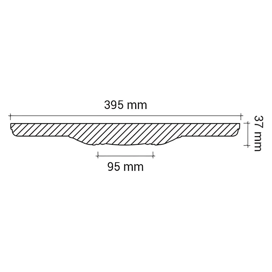 Rosace 156030 Élement décorative Élement pour plafond diametre 39,5 cm-Profhome New