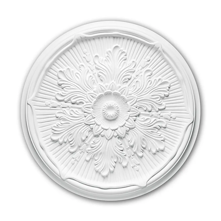 Rosace 156022 Élement décorative Élement pour plafond diametre 52,5 cm-Profhome Online