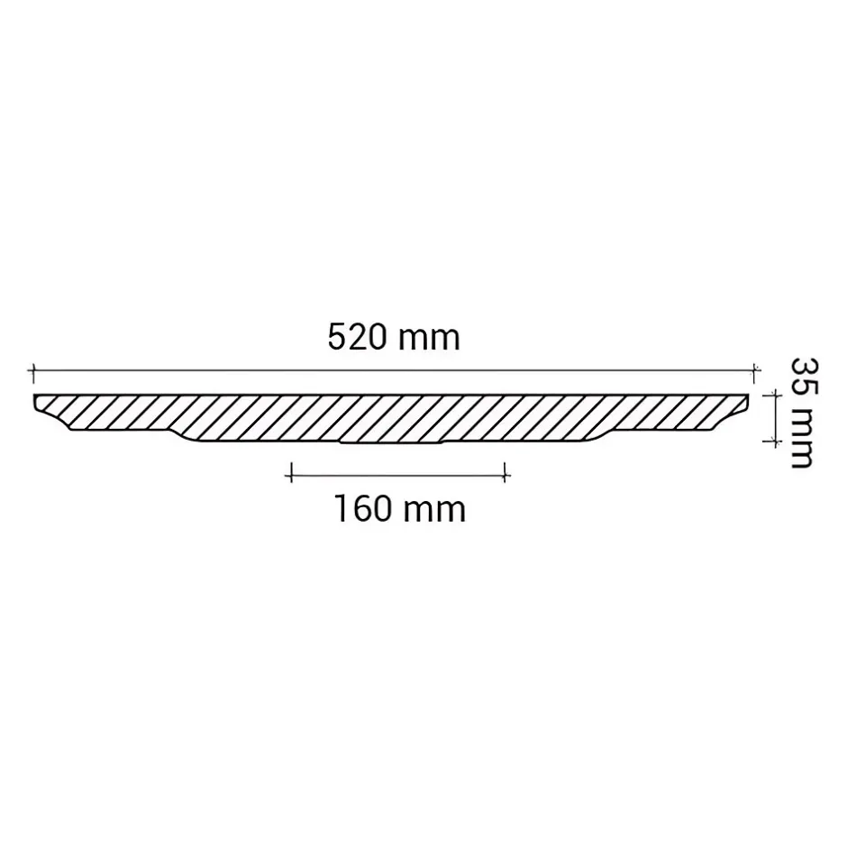 Profhome Rosace 156002 Élement pour plafond Élement décorative diametre 52 cm