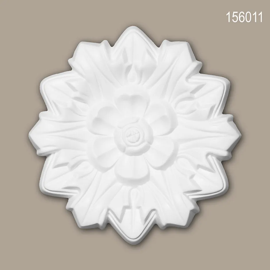 Profhome Rosace 156011 Élement pour plafond Élement décorative diametre 19,8 cm