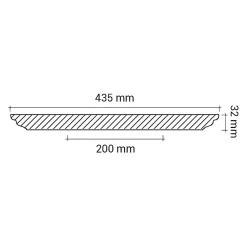 Rosace 156004 Élement pour plafond Élement décorative diametre 43,5 cm-Profhome Outlet