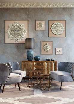 Rosace 156501 Médaillon Élément décoratif diametre 31,9 cm-Profhome Outlet