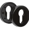 Normbau Rosace ronde noire - Clé I - NY92F et NY94F - La paire -