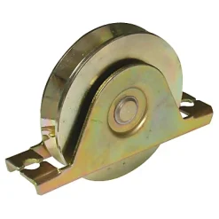 Roue gorge v support à encastrer ø90 mm-Afbat Clearance