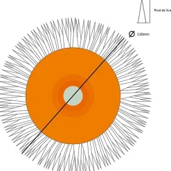 Rouleau débulleur à pointes - 25 cm - 3 cm --Dekor Best