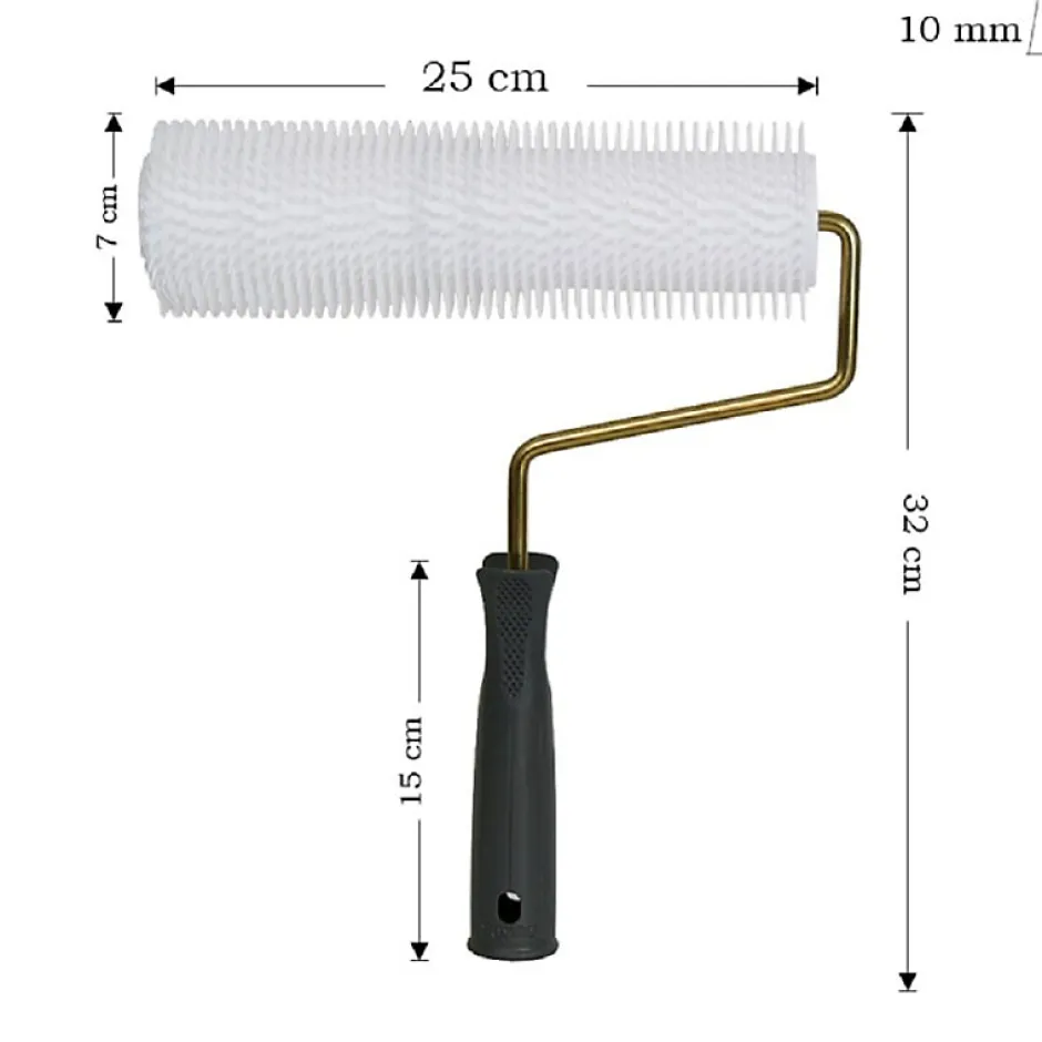 Rouleau débulleur à pointes - 25 cm - 1 cm --Dekor New