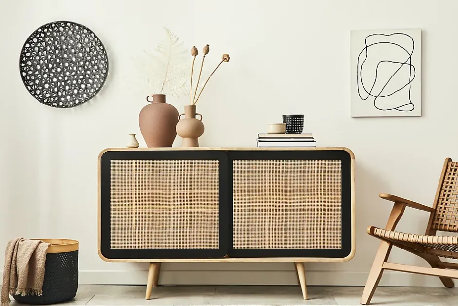 Rouleau de cannage en rotin tissé main 4 brins 150X50 cm-Nordlinger Pro Discount