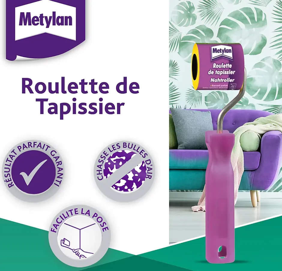 Metylan Roulette de tapissier 22.5cm