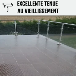 Résine d'étancheite sous carrelage extérieur pour support avec pente - ARCAFILM SC Gris - 10 L --Arcane Industries Hot