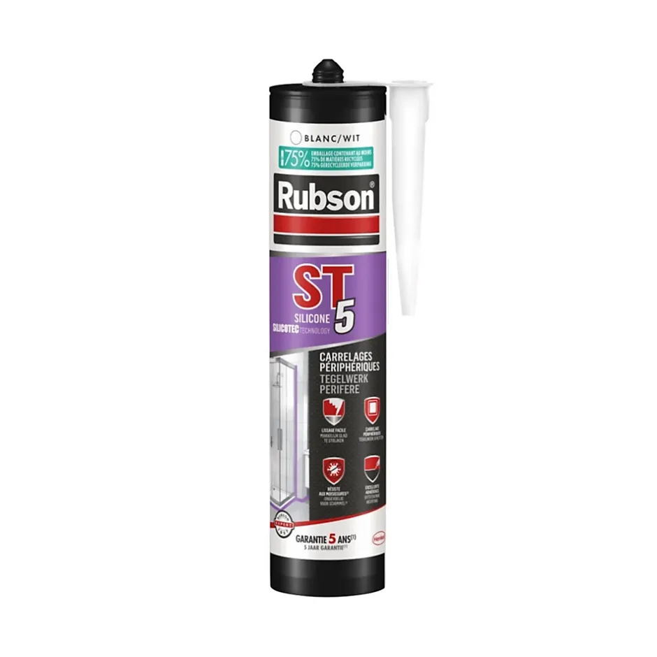 Henkel RUBSON Mastic ST5 sanitaire multi-usages - Cartouche de 280 ml - Multi usage - BEIGE