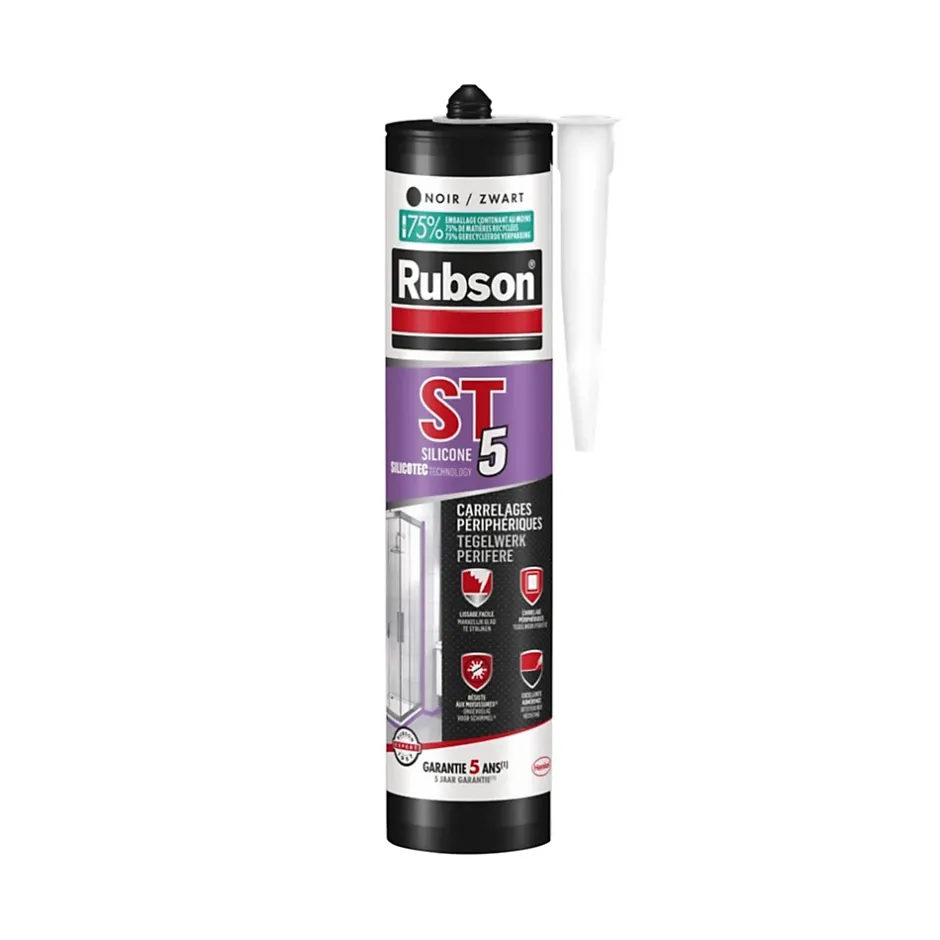 Henkel RUBSON Mastic ST5 sanitaire multi-usages - Cartouche de 280 ml - Multi usage - BEIGE