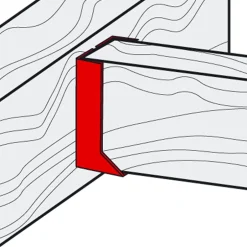 Afbat - Tb Industrie Sas Sabot de poutre ailes intérieures acier L.46 x P. 46 cm Afbat