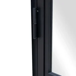 Porte intérieure en verre - 83 x 211 cm- atelier - transparent - 3 rayures - gauche-Schulte Discount