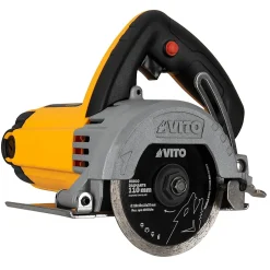 Vito Scie à carrelage 1550W Disque 110mm Coupe 34mm Poignée souple