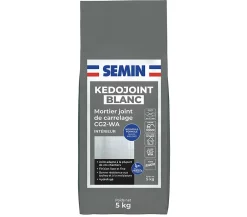 - Joint en Poudre pour Carrelage Kedojoint Blanc - Intérieur - Sac de 5 kg-Semin Outlet