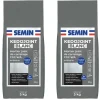 Semin - Joint en Poudre pour Carrelage Kedojoint Blanc - Intérieur - Sac de 5 kg - Lot de 2