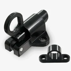 Deko Serrures de porte 2 pièces-serrures de sécurité automatiques pour portes de fenêtre-loquet à ressort (noir)