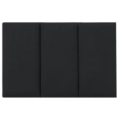 [Neu.Haus] Set de 3 coussins muraux Carpino en tissu 60 x 30 cm noir neu.haus