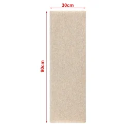 [Neu.Haus] Set de 2 coussins muraux Carpino en tissu 90 x 30 cm beige neu.haus