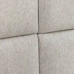 [Neu.Haus] Set de 4 coussins muraux Carpino en tissu 30 x 30 cm gris neu.haus