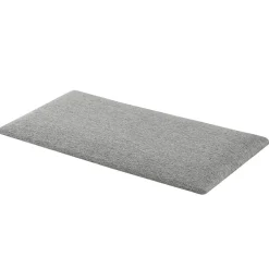 [Neu.Haus] Set de 3 coussins muraux Carpino en tissu 60 x 30 cm gris clair neu.haus