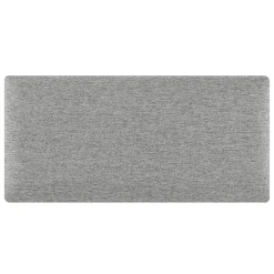 [Neu.Haus] Set de 3 coussins muraux Carpino en tissu 60 x 30 cm gris clair neu.haus