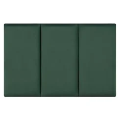 [Neu.Haus] Set de 3 coussins muraux Carpino en velours 60 x 30 cm vert foncé neu.haus