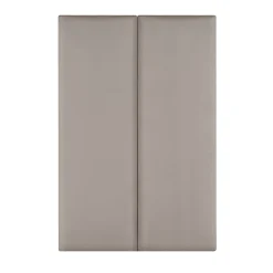 [Neu.Haus] Set de 2 coussins muraux Carpino en velours 90 x 30 cm gris clair neu.haus