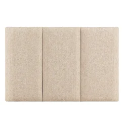 [Neu.Haus] Set de 3 coussins muraux Carpino en tissu 60 x 30 cm beige neu.haus