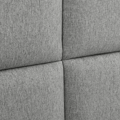 [Neu.Haus] Set de 4 coussins muraux Carpino en tissu 30 x 30 cm gris clair neu.haus